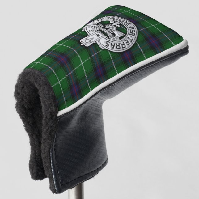 Couvre-club De Golf Clan MacDonald de Isles Crest & Tartan (Devant 3/4)