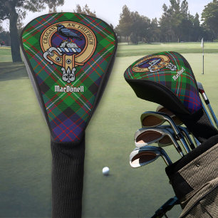 Couvre-club De Golf Clan MacDonell de Glengarry Crête sur Tartan