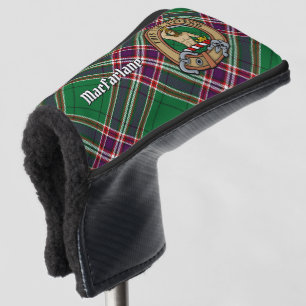 Couvre-club De Golf Clan MacFarlane Crest sur Tartan de chasse moderne