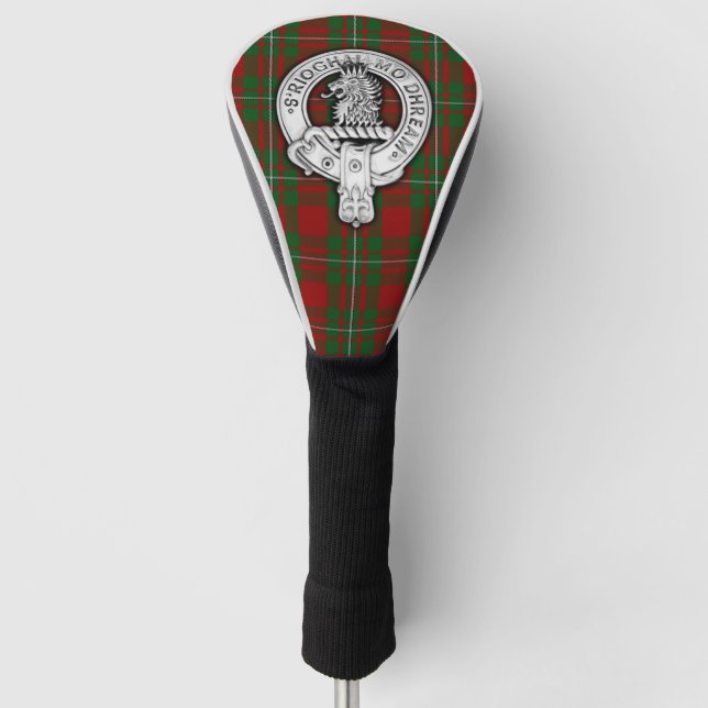 Couvre-club De Golf Clan MacGregor Crest & Tartan (Devant)