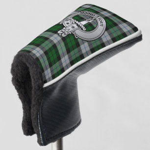 Couvre-club De Golf Clan MacKay Crest & Dress Tartan