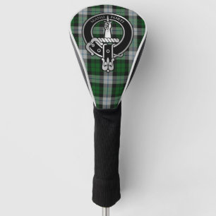 Couvre-club De Golf Clan MacKay Crest & Dress Tartan Golf Head Cover