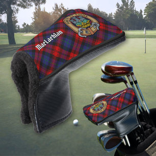 Couvre-club De Golf Clan MacLachlan Crest sur Tartan