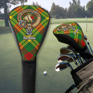 Couvre-club De Golf Clan MacMillan Crest sur Tartan