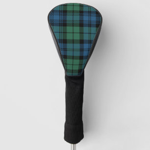 Couvre-club De Golf Clan Plaid Campbell Tartan Green Check