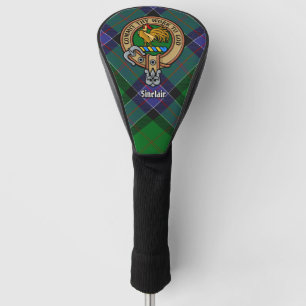Couvre-club De Golf Clan Sinclair Crest sur la chasse Tartan