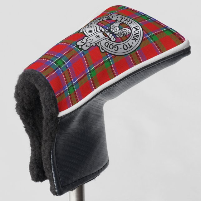 Couvre-club De Golf Clan Sinclair Crest & Tartan (Devant 3/4)