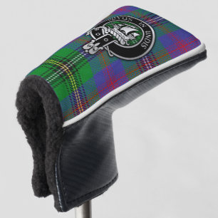 Couvre-club De Golf Clan Wood Crest & Tartan Golf Head Cover
