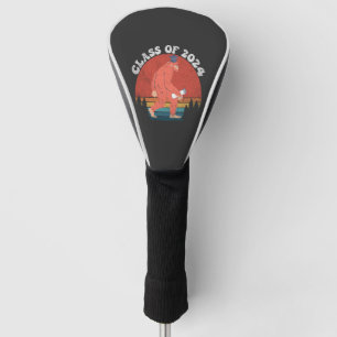 Couvre-club De Golf Classe De 2024 Drôle Graduation Bigfoot Retro Cade