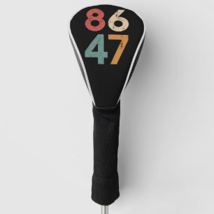 Couvre-club De Golf Classique Style Vintage Années 80 86 47 Anti Trump