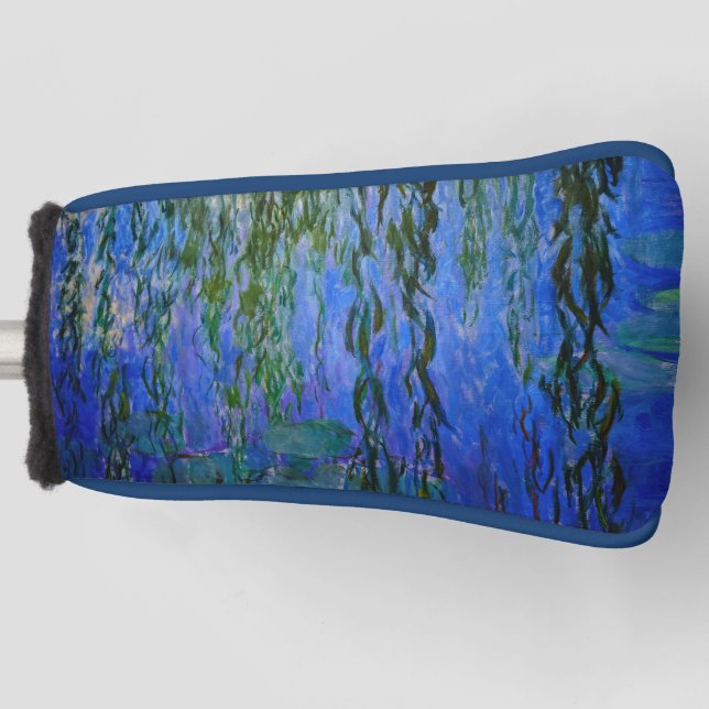 Couvre-club De Golf Claude Monet - Lys d'eau avec saule plumant (Devant)
