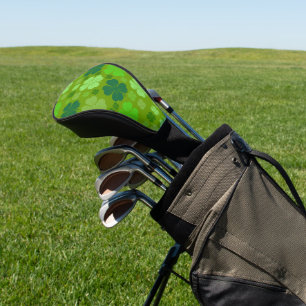 Couvre-club De Golf Clovers verts, Lucky Clovers, Saint Patrick's Day