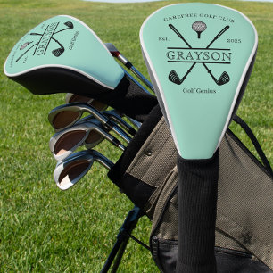 Couvre-club De Golf Club de golf classique personnalisé Green