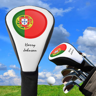 Couvre-club De Golf Clubs De Golf Portugais Drapeau Et Monogrammes Cou
