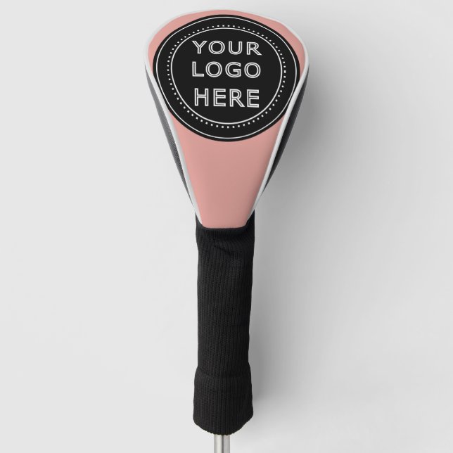 Couvre-club De Golf Code QR noir élégant et élégant (Devant)