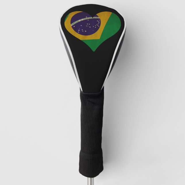 Couvre-club De Golf Coeur du Brésil (Devant)