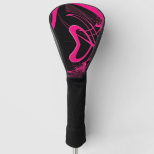 Couvre-club De Golf Coeur rose