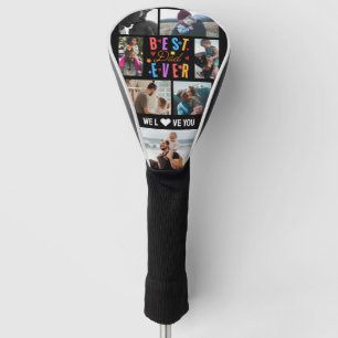 Couvre-club De Golf Collage photo de Best Dad Ever 7