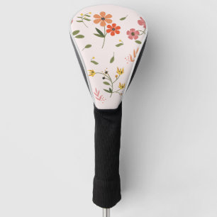 Couvre-club De Golf collection de fleurs