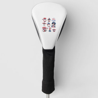 Couvre-club De Golf Collection des Gnomes de juillet