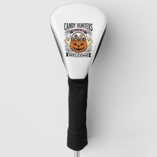 Couvre-club De Golf Collectionneur de bonbons Halloween Gravure vintag