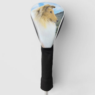 Couvre-club De Golf Collie dans les montagnes (Rough) Peinture - Dog A