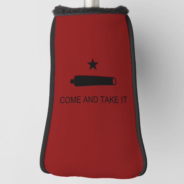 Couvre-club De Golf Come & Take It ! Flag de Texas State (Tourné à 90°)