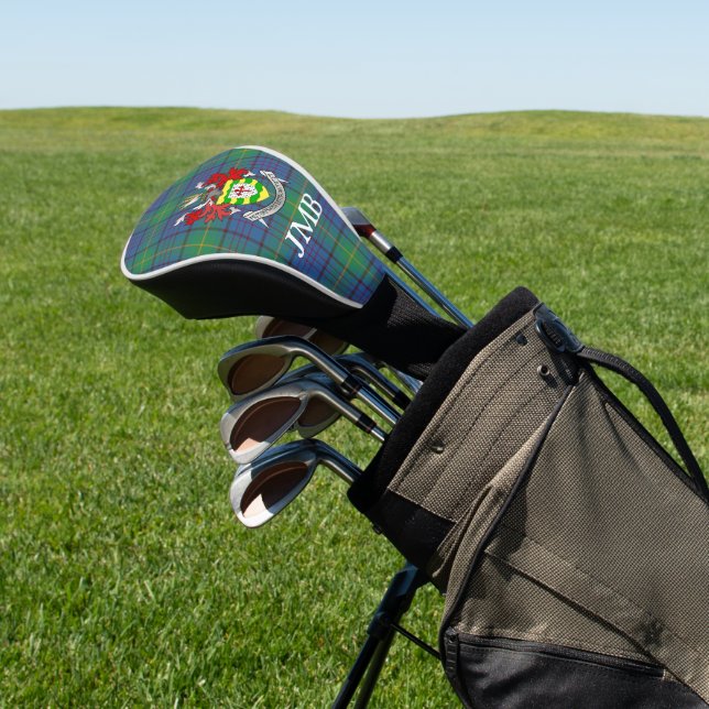 Couvre-club De Golf Comté d'Irlande Donegal Tartan Monogram (In Situ)
