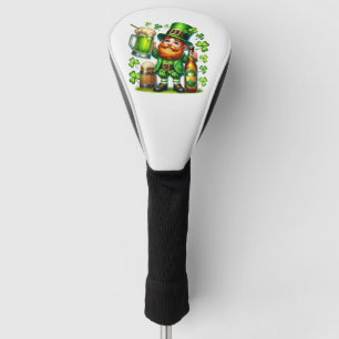 Couvre-club De Golf Conception de bière de lutin de la Saint-Patrick-6