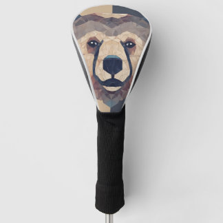 Couvre-club De Golf Conception de la tête d'ours basse