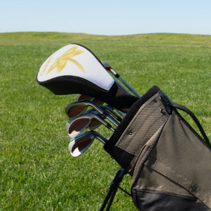 Couvre-club De Golf Conception de libellule dorée