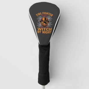 Couvre-club De Golf Conception de sorcière de nuit d'Halloween de pomp