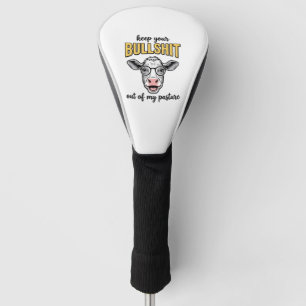 Couvre-club De Golf Conception de T-shirt vintage de pâturage de vache