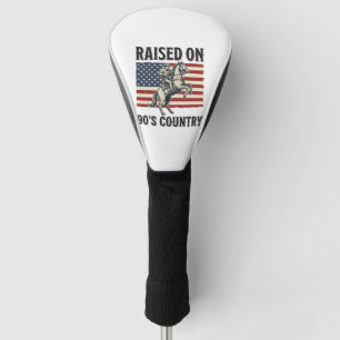 Couvre-club De Golf Conçu pour Chemise Western Cowboy Country 90s_