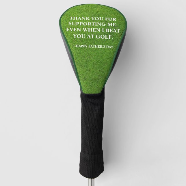 Couvre-club De Golf Conducteur de Fête des pères amusant simple Couver (Devant)