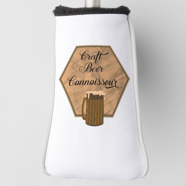 Couvre-club De Golf Connaisseur de la bière artisanale (Tourné à 90°)