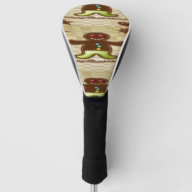 Couvre-club De Golf Cookie pour hommes en pain d'épice (Devant)
