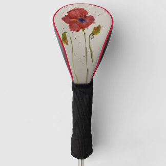 Couvre-club De Golf Coquelicot de la tête de golf (chauffeur)