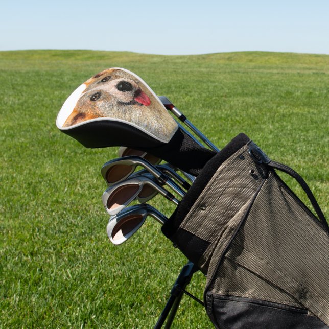 Couvre-club De Golf Corgi gallois souriant Chien Pembroke (In Situ)