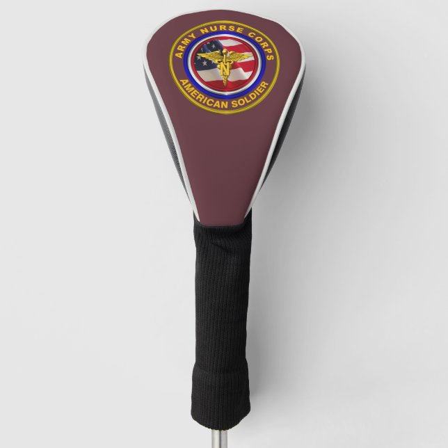 Couvre-club De Golf Corps d'infirmières de l'armée fière (Devant)