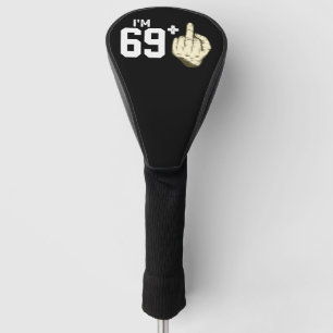 Couvre-club De Golf Costume de doigt drôle personnalisé Anniversaire