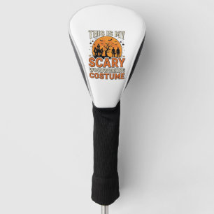 Couvre-club De Golf Costume de menuiserie effrayant Halloween Design V