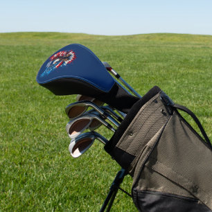 Couvre-club De Golf Couleurs Patriotiques Personnalisées Amérique Aigl