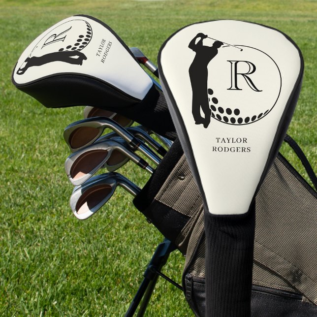Couvre-club De Golf Coupe de golf Monogramme personnalisée (Créateur téléchargé)