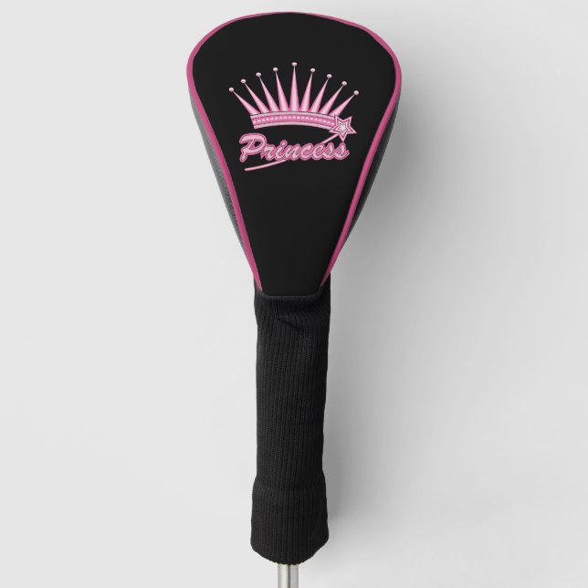 Couvre-club De Golf Couronne rose princesse (Devant)