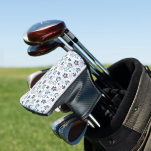 Couvre-club De Golf Couvercle à pâte à fleurs