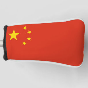 Couvre-club De Golf Couvercle de golf avec Drapeau de Chine