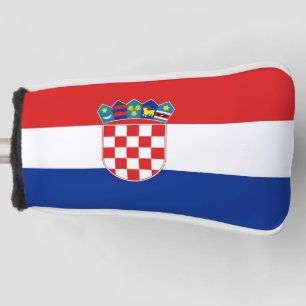 Couvre-club De Golf Couvercle de golf avec drapeau de Croatie