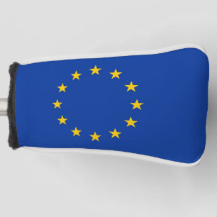 Couvre-club De Golf Couvercle de golf avec drapeau de l'Union européen