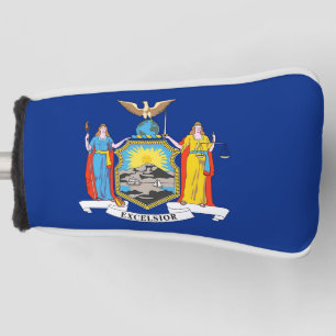 Couvre-club De Golf Couvercle de golf avec Drapeau de New York, USA